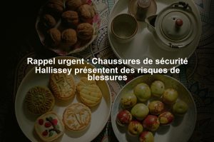 Rappel urgent : Chaussures de sécurité Hallissey présentent des risques de blessures