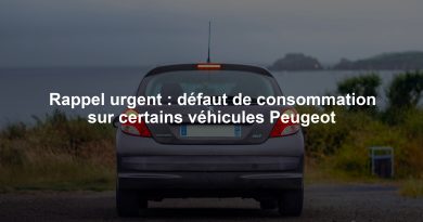 Rappel urgent : défaut de consommation sur certains véhicules Peugeot