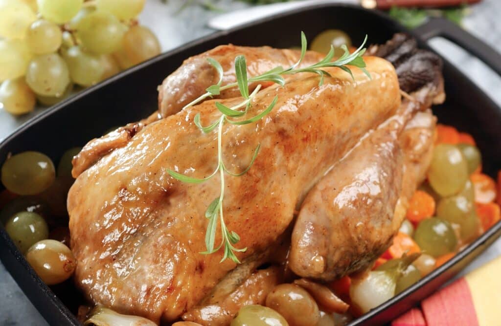 recette pintade entière en cocotte fermée