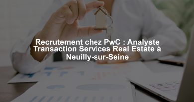 Recrutement chez PwC : Analyste Transaction Services Real Estate à Neuilly-sur-Seine