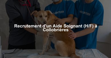 Recrutement d'un Aide Soignant (H/F) à Collobrières