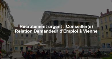 Recrutement urgent : Conseiller(e) Relation Demandeur d'Emploi à Vienne