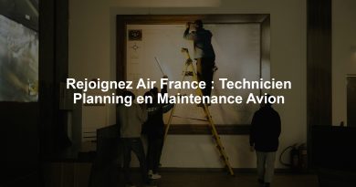 Rejoignez Air France : Technicien Planning en Maintenance Avion