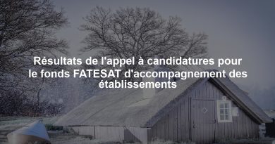 Résultats de l'appel à candidatures pour le fonds FATESAT d'accompagnement des établissements