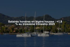 Salaires horaires en légère hausse : +1,9 % au troisième trimestre 2025