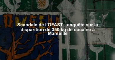 Scandale de l’OFAST : enquête sur la disparition de 350 kg de cocaïne à Marseille