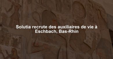Solutia recrute des auxiliaires de vie à Eschbach, Bas-Rhin