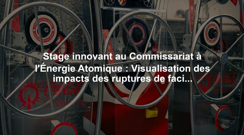 Stage innovant au Commissariat à l'Énergie Atomique : Visualisation des impacts des ruptures de facilities sur les machines