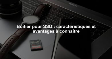 Boîtier pour SSD : caractéristiques et avantages à connaître