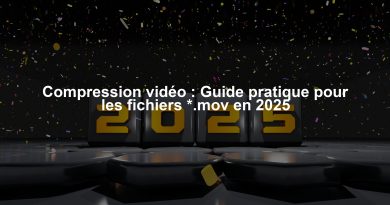 Compression vidéo : Guide pratique pour les fichiers *.mov en 2025
