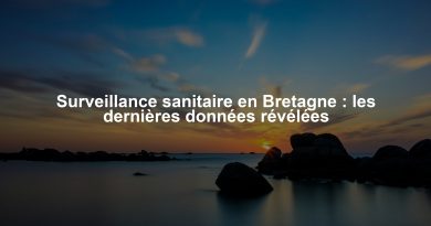 Surveillance sanitaire en Bretagne : les dernières données révélées