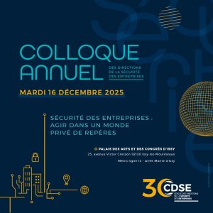 Colloque CDSE 2025 : présentation des intervenants confirmés et programme détaillé