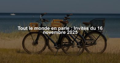 Tout le monde en parle : Invités du 16 novembre 2025