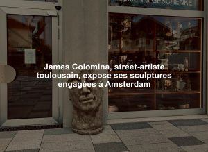 James Colomina, street-artiste toulousain, expose ses sculptures engagées à Amsterdam