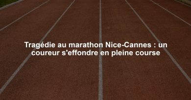 Tragédie au marathon Nice-Cannes : un coureur s'effondre en pleine course