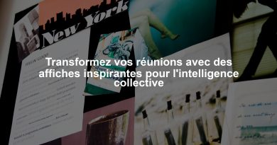 Transformez vos réunions avec des affiches inspirantes pour l'intelligence collective