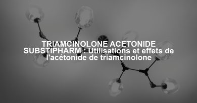 TRIAMCINOLONE ACETONIDE SUBSTIPHARM : Utilisations et effets de l'acétonide de triamcinolone