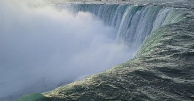 Canada, nature, mountains, Niagara Falls, Northern Lights, maple leaf, cityscape