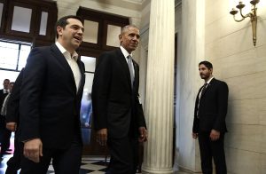 US President Barack Obama in Athens