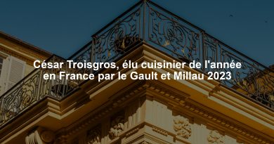 César Troisgros, élu cuisinier de l'année en France par le Gault et Millau 2023