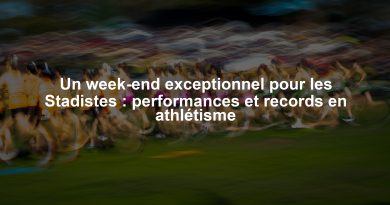 Un week-end exceptionnel pour les Stadistes : performances et records en athlétisme
