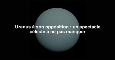 Uranus à son opposition : un spectacle céleste à ne pas manquer