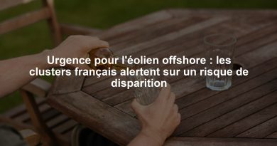 Urgence pour l'éolien offshore : les clusters français alertent sur un risque de disparition