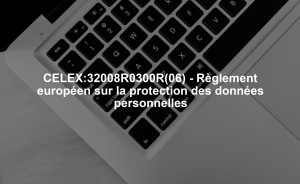 CELEX:32008R0300R(06) - Règlement européen sur la protection des données personnelles