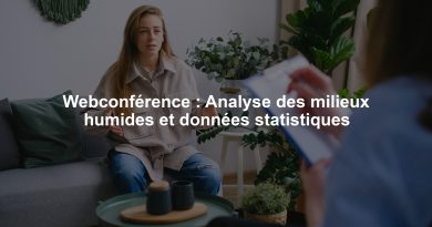 Webconférence : Analyse des milieux humides et données statistiques