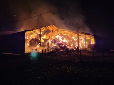 L'incendie de la ferme Briot à Saint-Symphorien-sur-Saône, dans la nuit du 8 au 9 novembre 2025