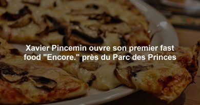 Xavier Pincemin ouvre son premier fast food "Encore." près du Parc des Princes