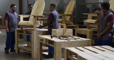 Les détenus ont présenté leurs différentes productions (Crédit : Anne-Charlotte Lehartel).