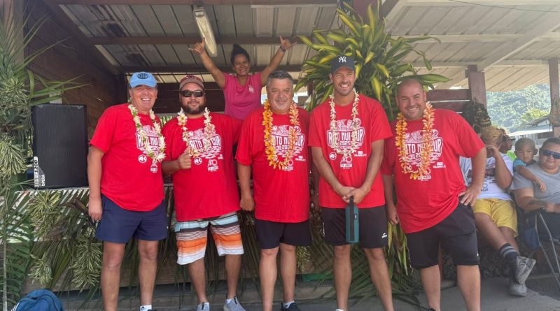 Les boulistes polynésiens se sont mesurés à des tireurs d’élite français (Crédit : Club Aito Nui).