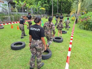 Succès garanti pour le parcours du petit combattant (Crédit : Anne-Charlotte Lehartel).
