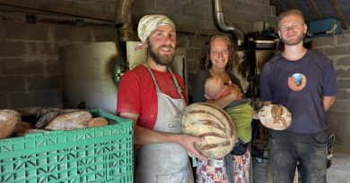 Aurore, boulangère paysanne, lance un site de vente pour ses blés cultivés localement