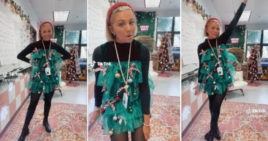Une enseignante porte une robe de Noël jugée 'trop courte' à l'école