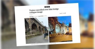 Angleterre : fausse photo d'un pont effondré provoque l'arrêt du trafic ferroviaire