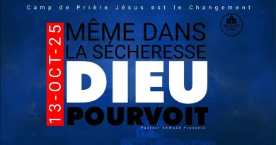 13-OCT-25 : Dieu pourvoit même en période de sécheresse