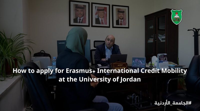 Guide pour postuler à Erasmus+ à l'Université de Jordanie