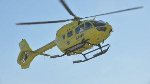 Un motard de 17 ans gravement blessé dans le nord du Gard, transporté par hélicoptère à Nîmes.