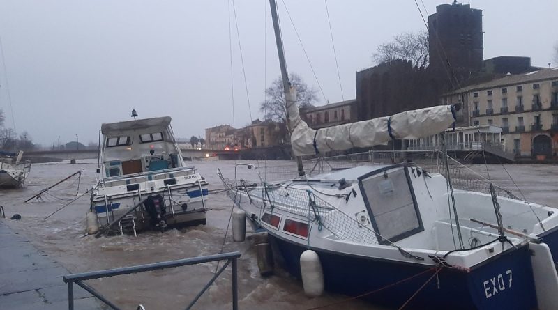 Agde : le pic de la crue atteint ce lundi soir, les biens et les personnes en sécurité