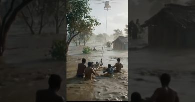 Secours en Hélicoptère lors de la Tempête : Vidéo Virale