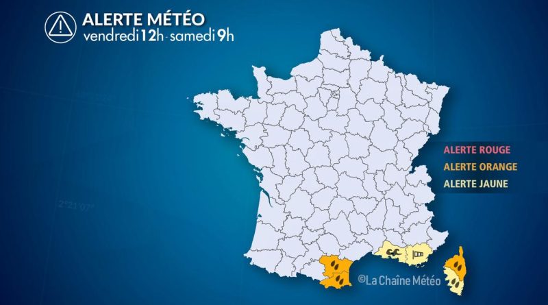 Intempéries au sud jusqu'à samedi : Alerte Météo - Actualités La Chaîne Météo