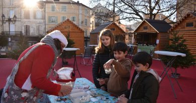 Le marché de Noël d’Alès se termine avec la boule à neige mise à l’honneur
