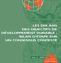 Mondes en développement : édition 2025/3 (N° 53) sur les enjeux actuels