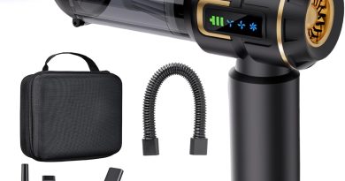 Aspirateur à Main Rechargeable, aspirateur sans Fil Puissant de 27000 PA, Vitesse de Rotation de 220000 Tours/Minute, adapté au Nettoyage des Voitures, des Bureaux et des Poils d&rsquo;animaux – Le détail qui change tout au quotidien