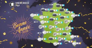 Réveillon de la Saint-Sylvestre : froid, gel généralisé et risques de brouillards givrants