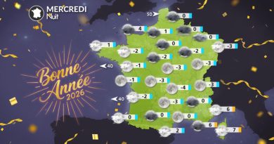 Réveillon de la Saint-Sylvestre : froid, gel généralisé et risques de brouillards givrants