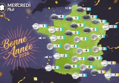 Réveillon de la Saint-Sylvestre : froid, gel généralisé et risques de brouillards givrants