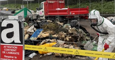 Colère des agriculteurs : des déchets amiantés abandonnés sur la rocade d'Albi, désamiantage en cours